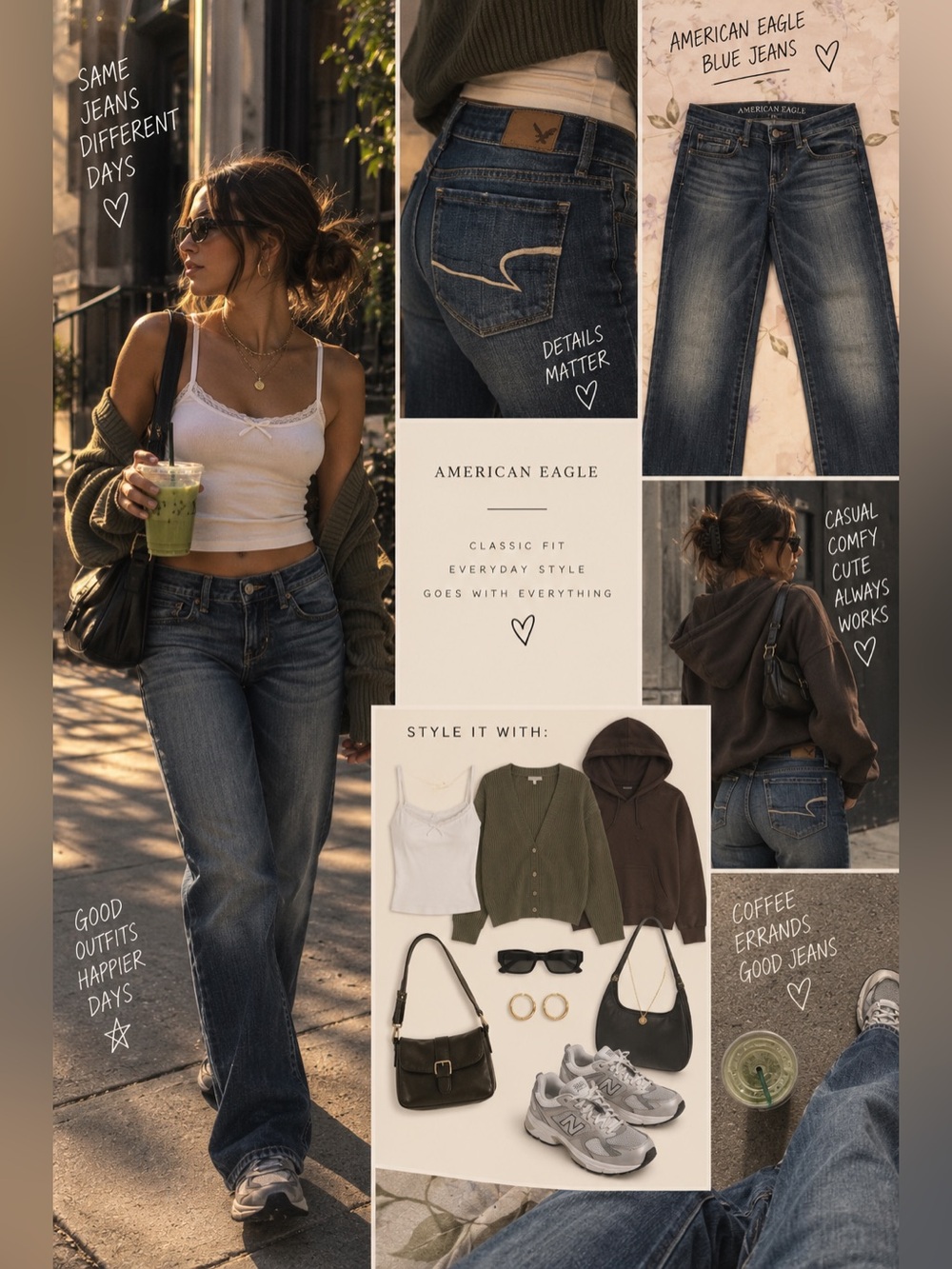American Eagle Outfitters Stretchy Blue Jeans